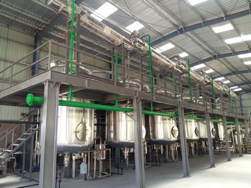 Mechotech extraction and distillation plant facility