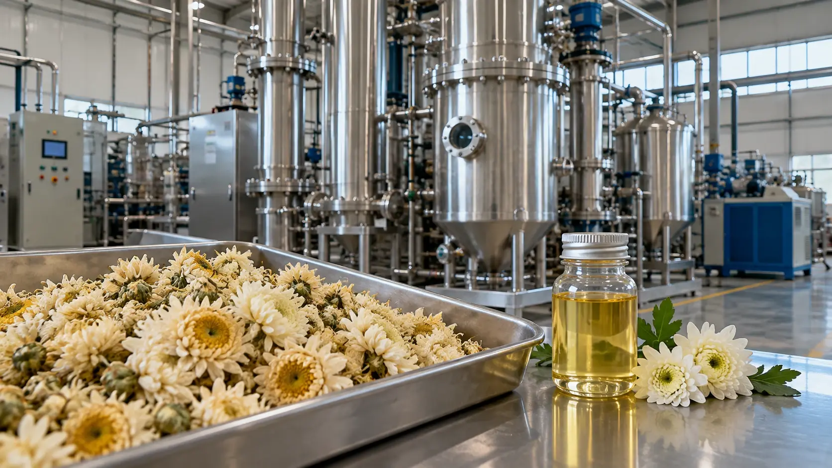 Chrysanthemum Flower Oil (CO₂) CO2 Extraction Plants — Mechotech