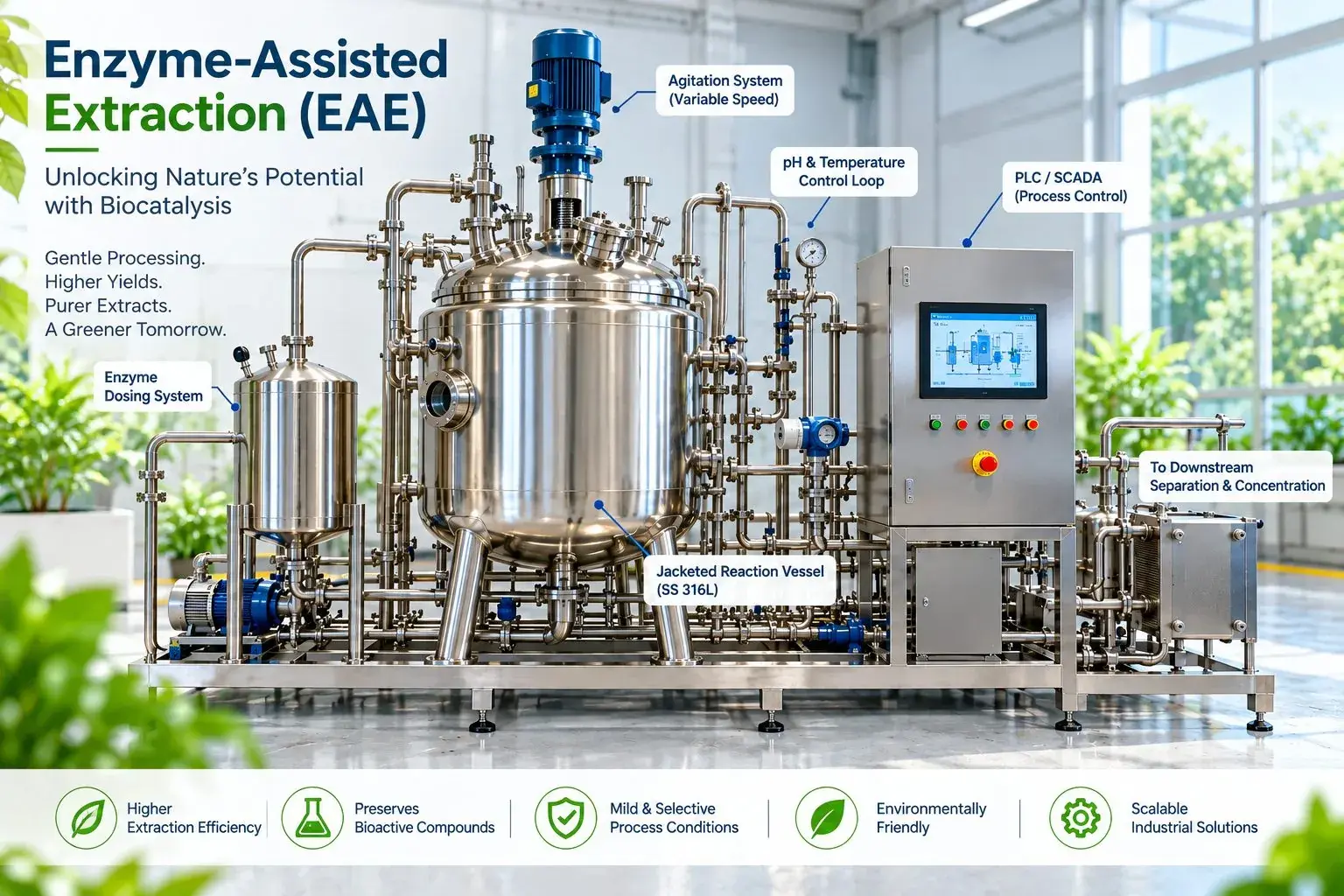 Enzyme-Assisted Extraction Plant Extraction Equipment — Mechotech