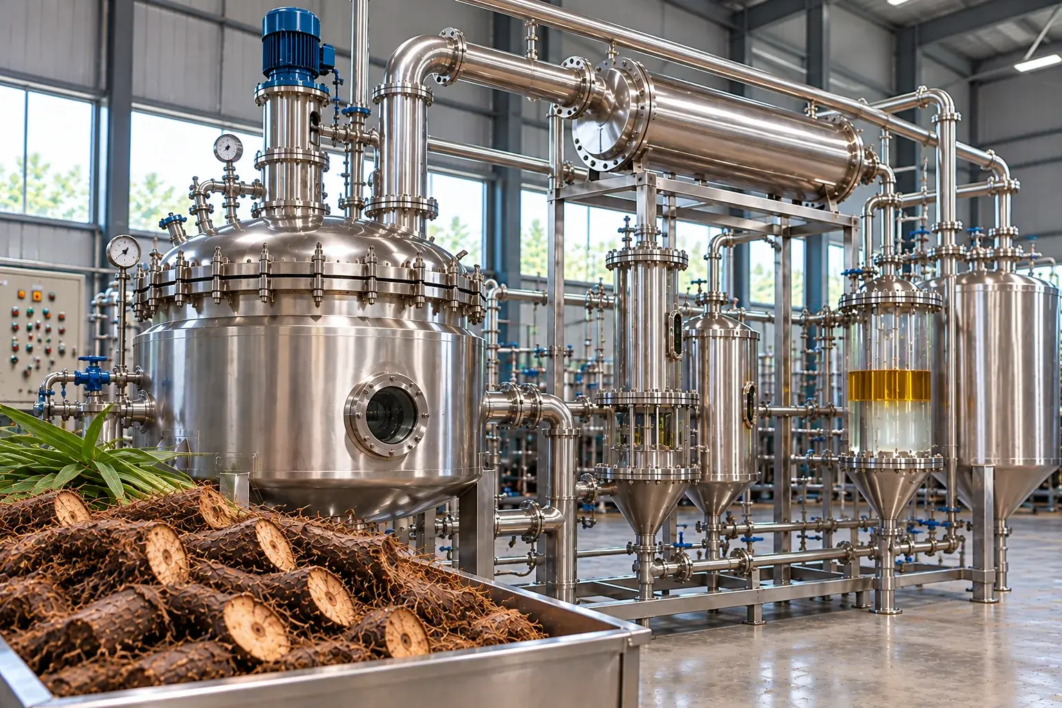 Jatamansi Brown Roots / Husk Distillation Plants — Mechotech