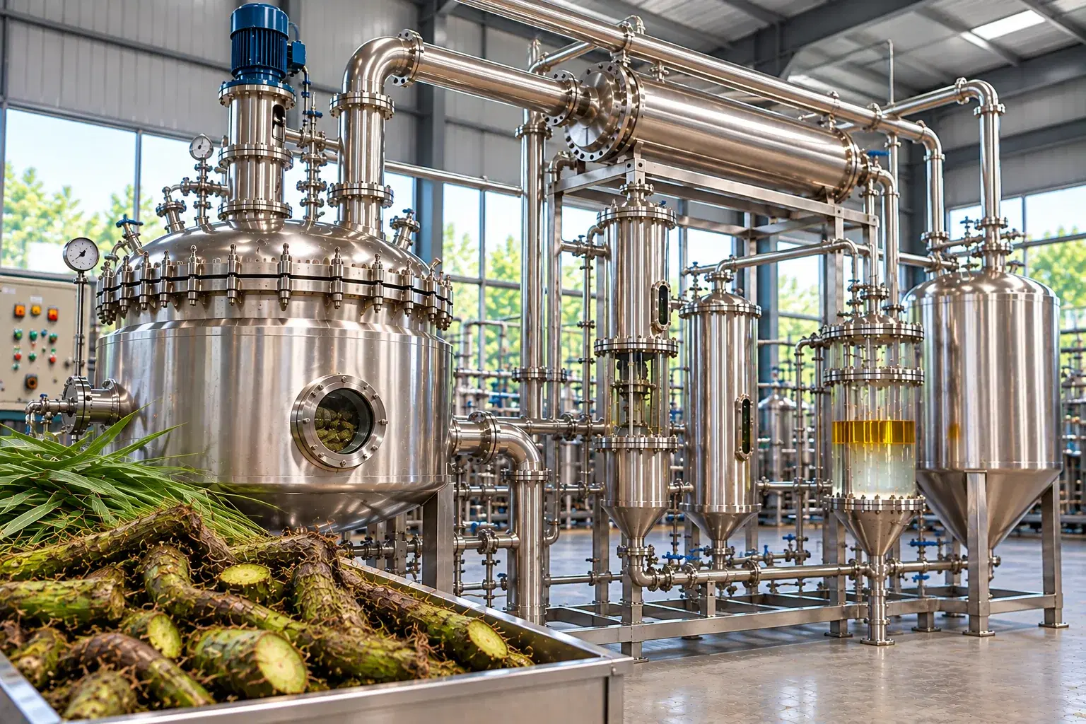 Jatamansi Green Roots / Husk Distillation Plants — Mechotech