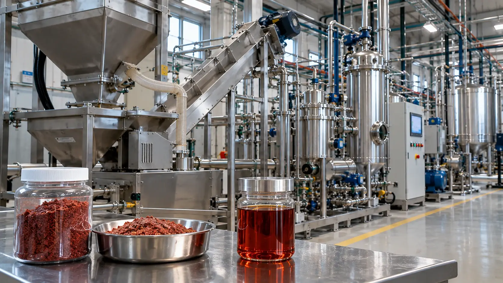 Krill Omega-3 Phospholipid Oil (CO₂) CO2 Extraction Plants — Mechotech