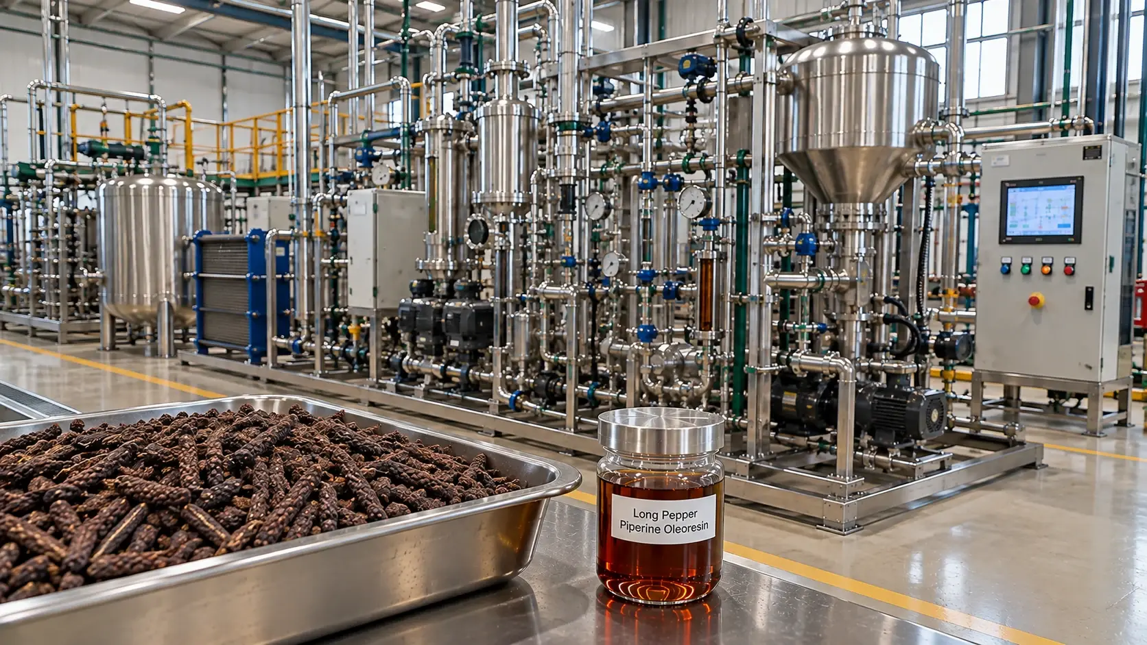 Long Pepper Piperine Oleoresin (CO₂) CO2 Extraction Plants — Mechotech