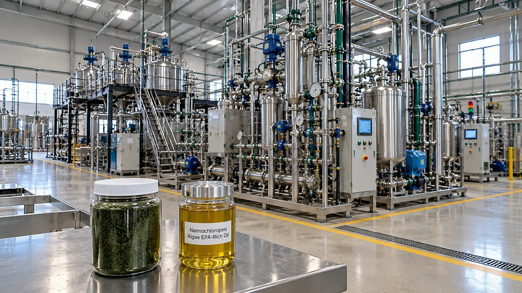 Nannochloropsis Algae EPA-Rich Oil (CO₂) CO2 Extraction Plants — Mechotech