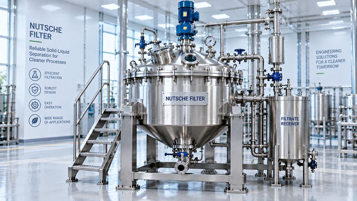 Nutsche Filter Filtration Equipment — Mechotech