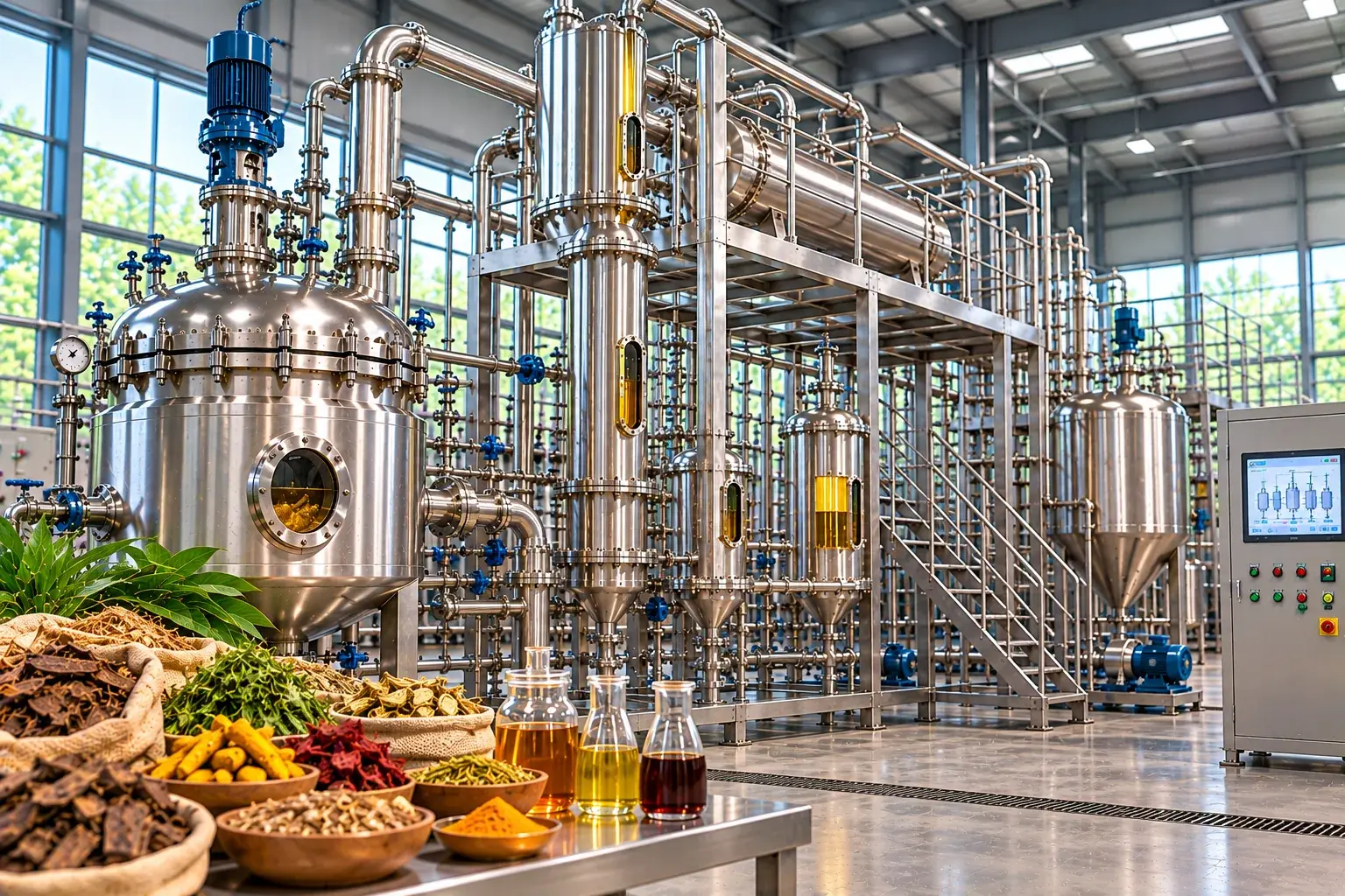 Mechotech solvent extraction plant