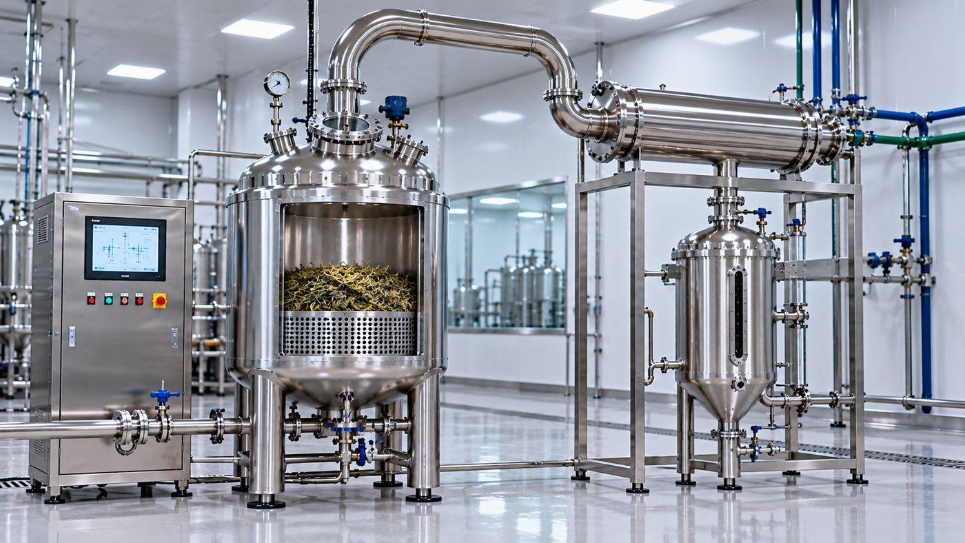 Mechotech steam distillation plant