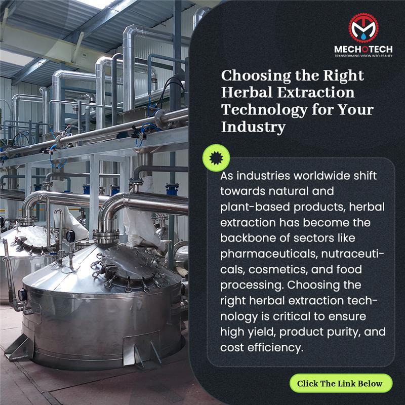 Choosing the Right Herbal Extraction Technology for Your Industry