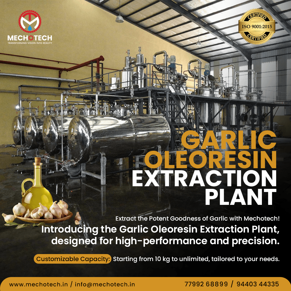 Oleoresin Extraction Plant — Complete Guide to Spice Oleoresin Manufacturing