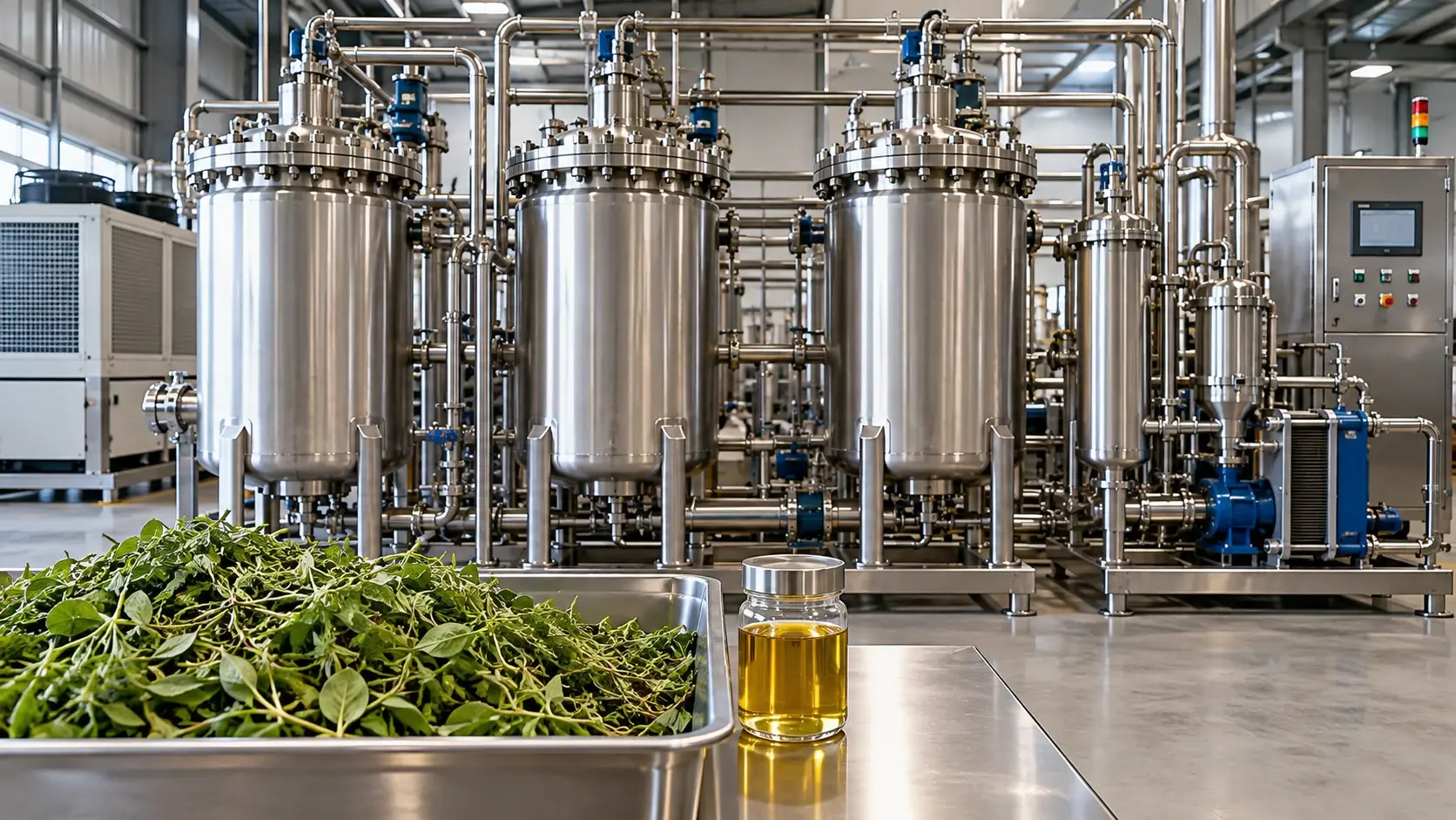 Alfalfa Leaf Wax (CO₂) CO2 Extraction Plants — Mechotech