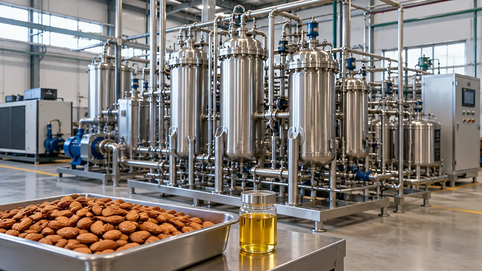 Almond Oil (CO₂) CO2 Extraction Plants — Mechotech