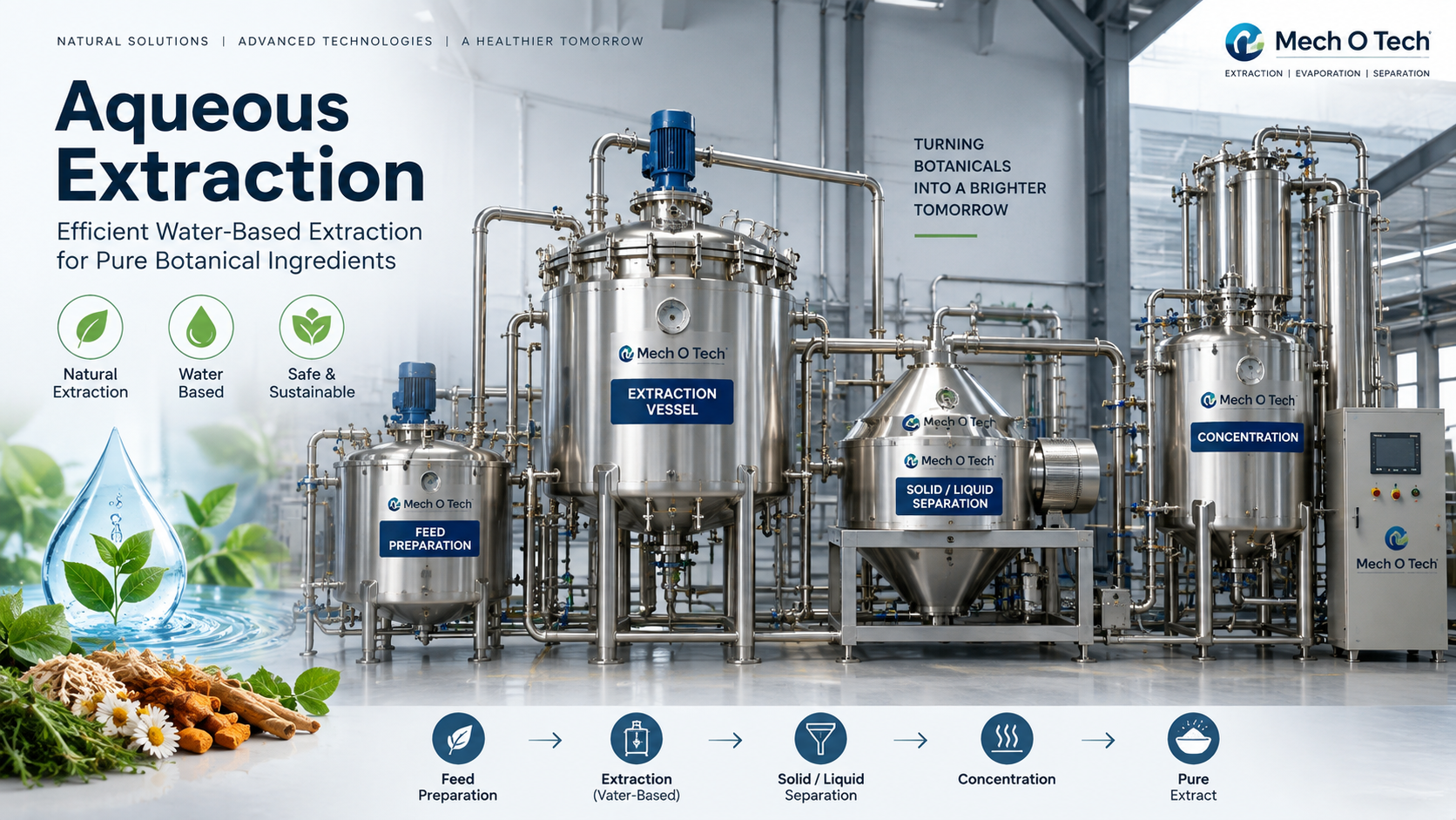 Aqueous Extraction Extraction Equipment — Mechotech
