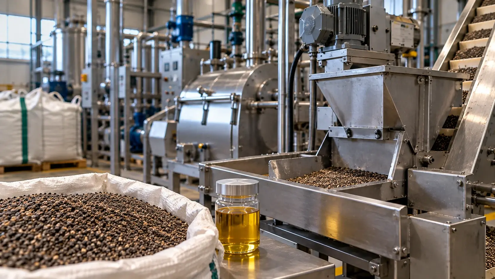 Borage Seed GLA-Rich Oil (CO₂) CO2 Extraction Plants — Mechotech