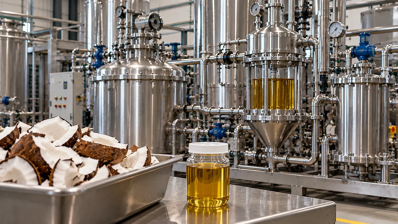 Coconut Copra Oil (CO₂) CO2 Extraction Plants — Mechotech