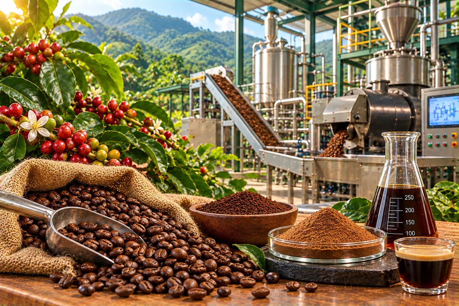 Coffee Oil (CO₂) CO2 Extraction Plants — Mechotech
