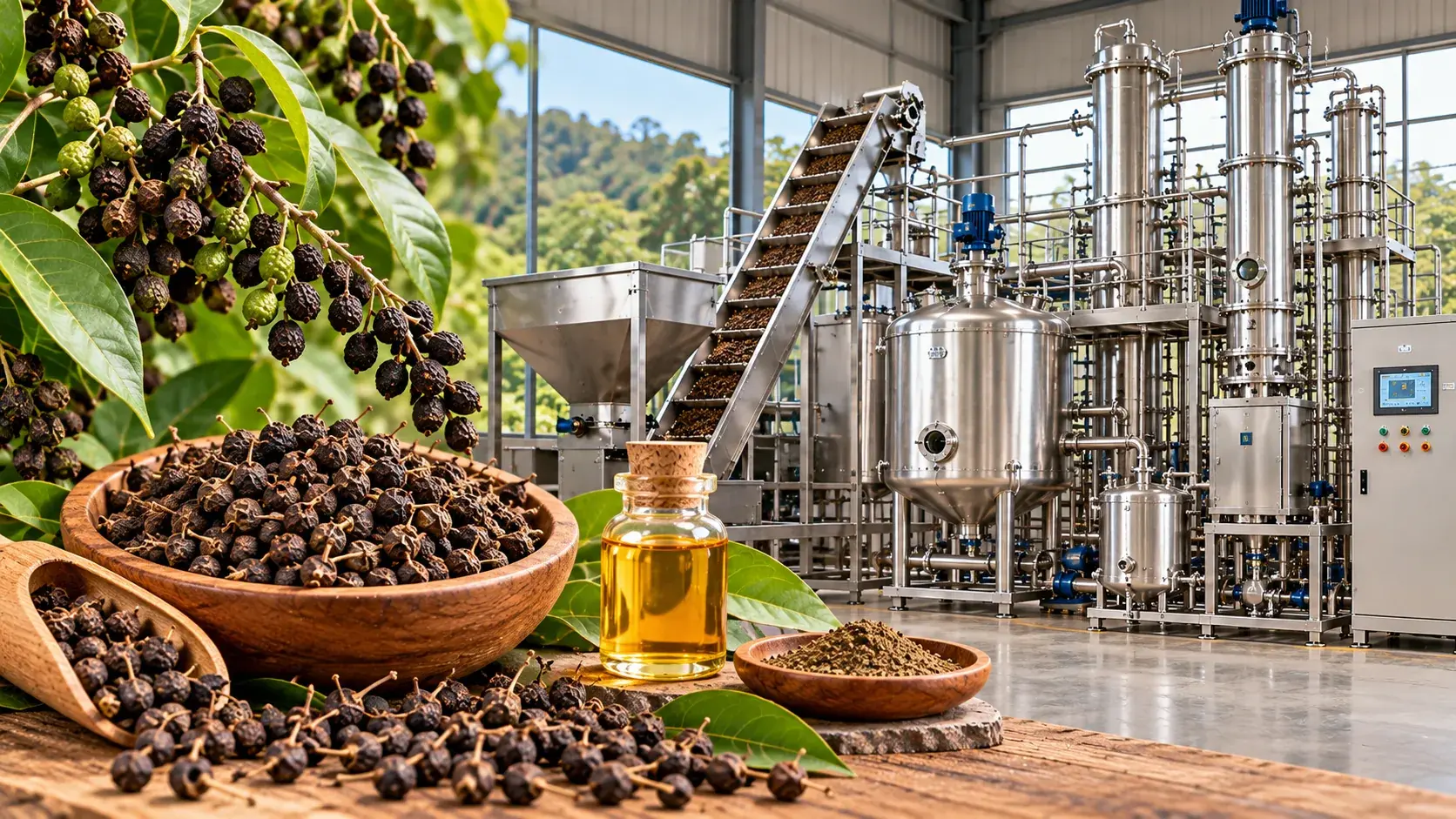 Cubeb Berry Oil (CO₂) CO2 Extraction Plants — Mechotech