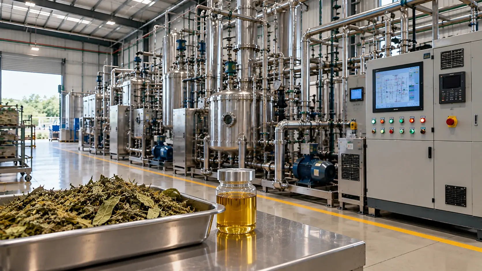 Davana Leaf Oil (CO₂) CO2 Extraction Plants — Mechotech