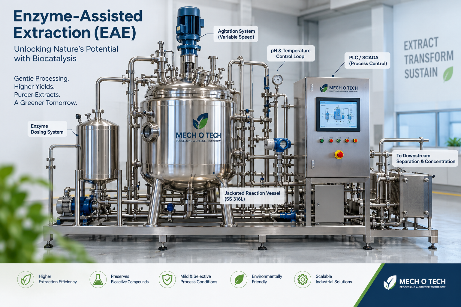 Enzyme-Assisted Extraction Plant Extraction Equipment — Mechotech