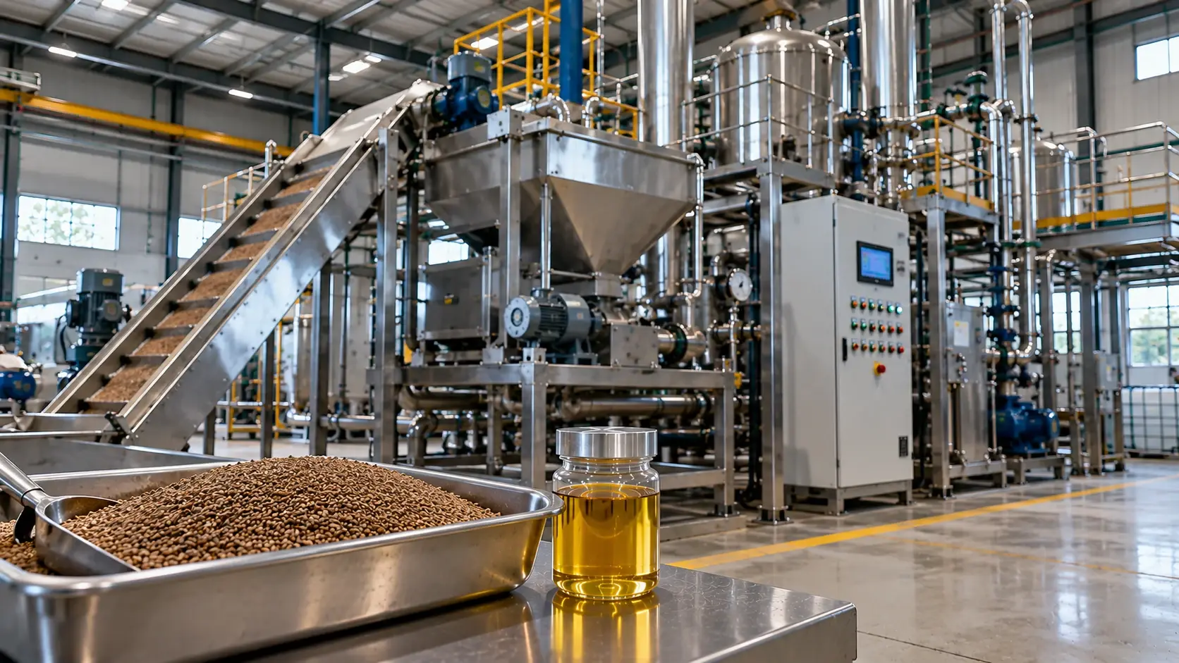 Evening Primrose Seed GLA-Rich Oil (CO₂) CO2 Extraction Plants — Mechotech