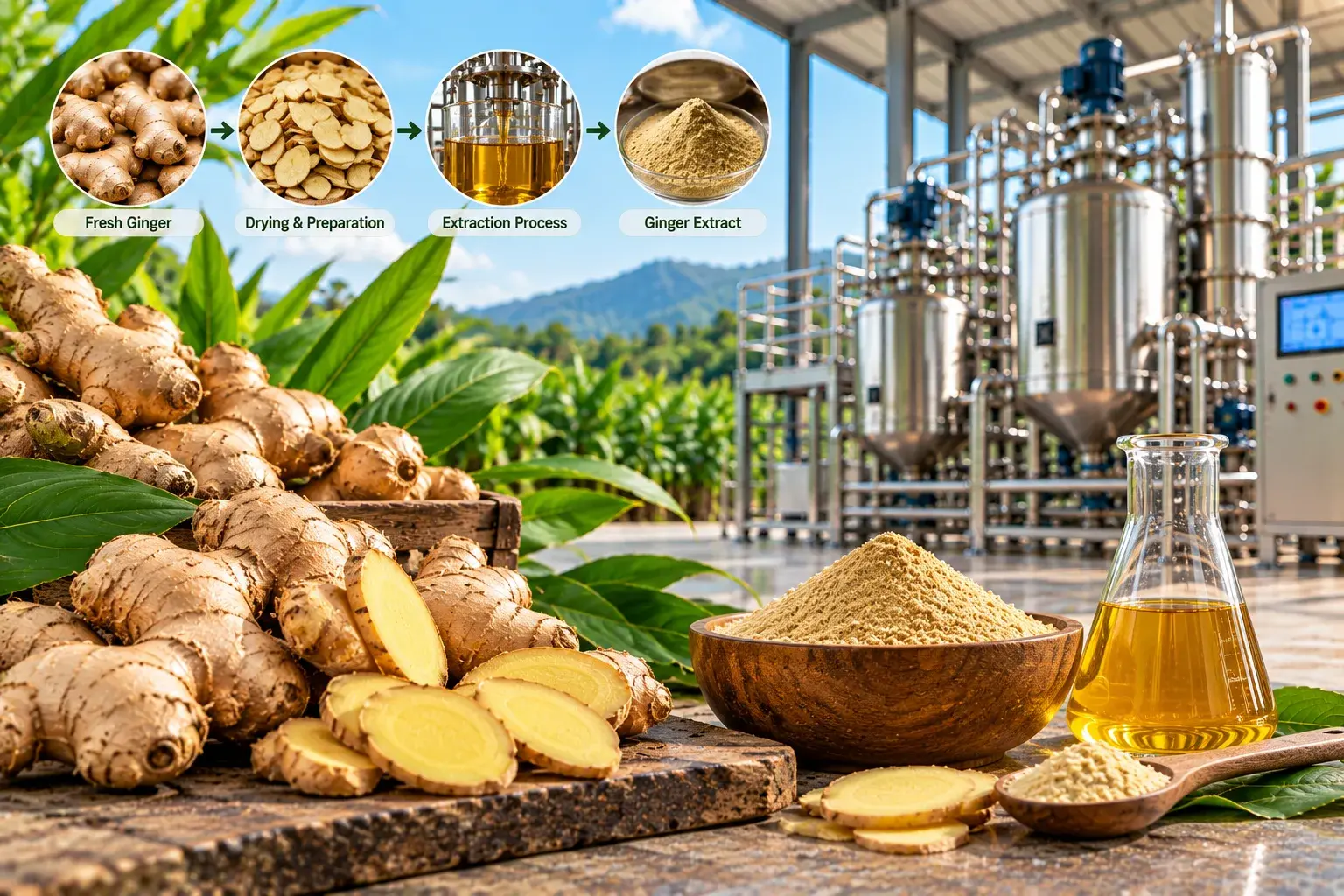 Ginger Extraction Plant by Mechotech