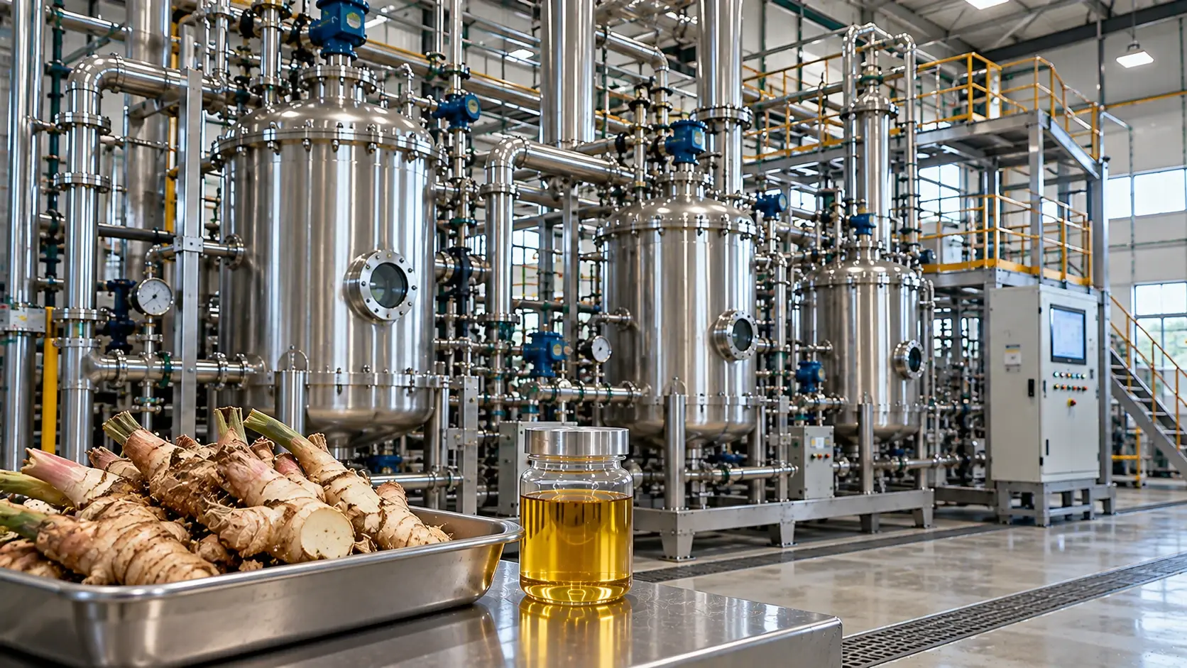Ginger Lily Oil (CO₂) CO2 Extraction Plants — Mechotech