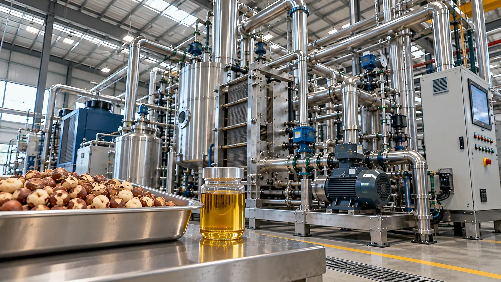 Hazelnut Oil (CO₂) CO2 Extraction Plants — Mechotech