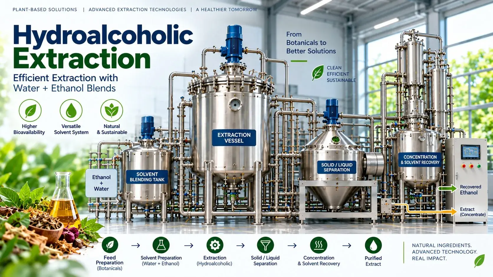 Hydroalcoholic Extraction Extraction Equipment — Mechotech