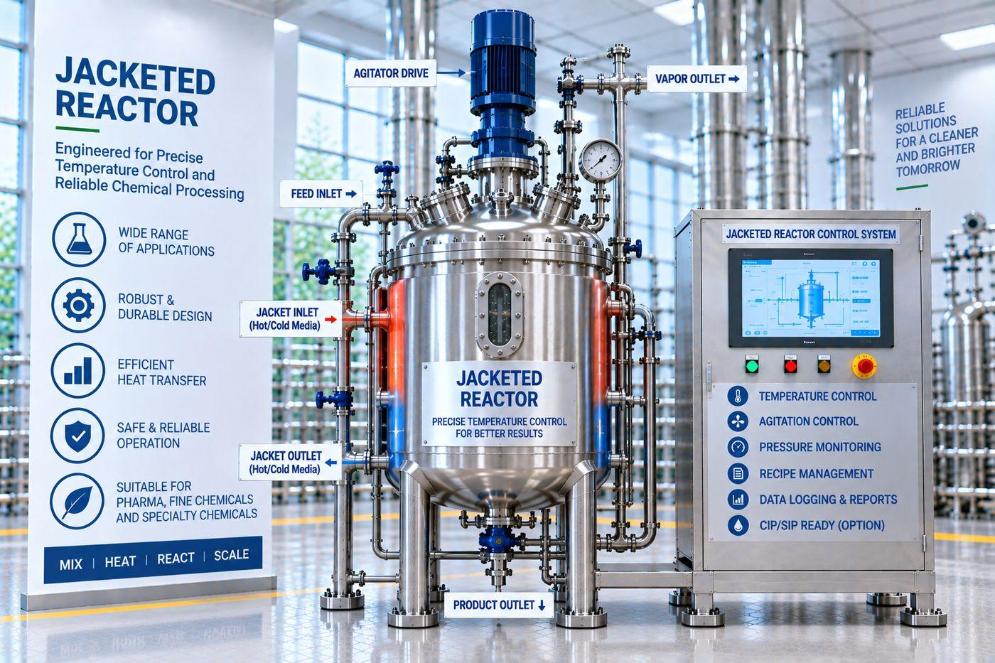 Jacketed Reactor Reaction / Synthesis Equipment — Mechotech