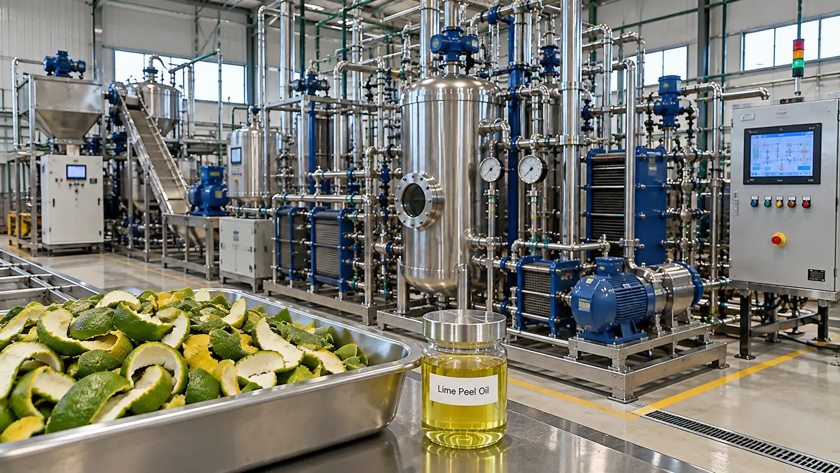Lime Peel Oil (CO₂) CO2 Extraction Plants — Mechotech