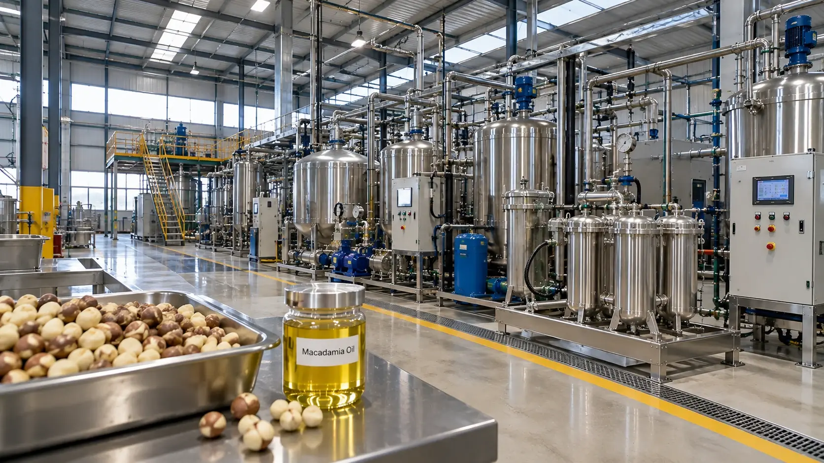 Macadamia Oil (CO₂) CO2 Extraction Plants — Mechotech
