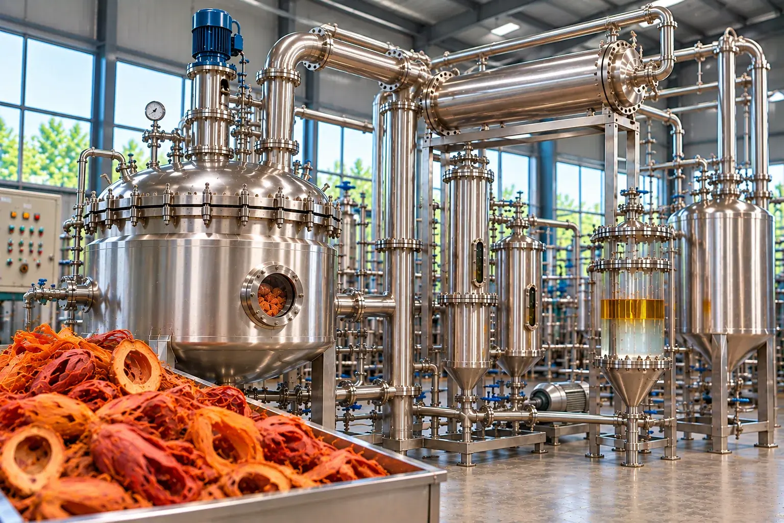 Mace Aril Oleoresin (CO₂) CO2 Extraction Plants — Mechotech
