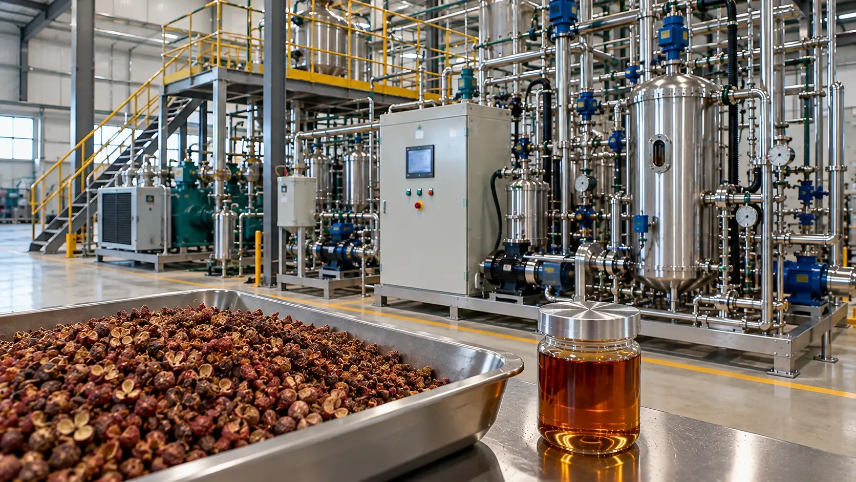 Sichuan Pepper Husk Sanshool-Rich Oleoresin (CO₂) CO2 Extraction Plants — Mechotech
