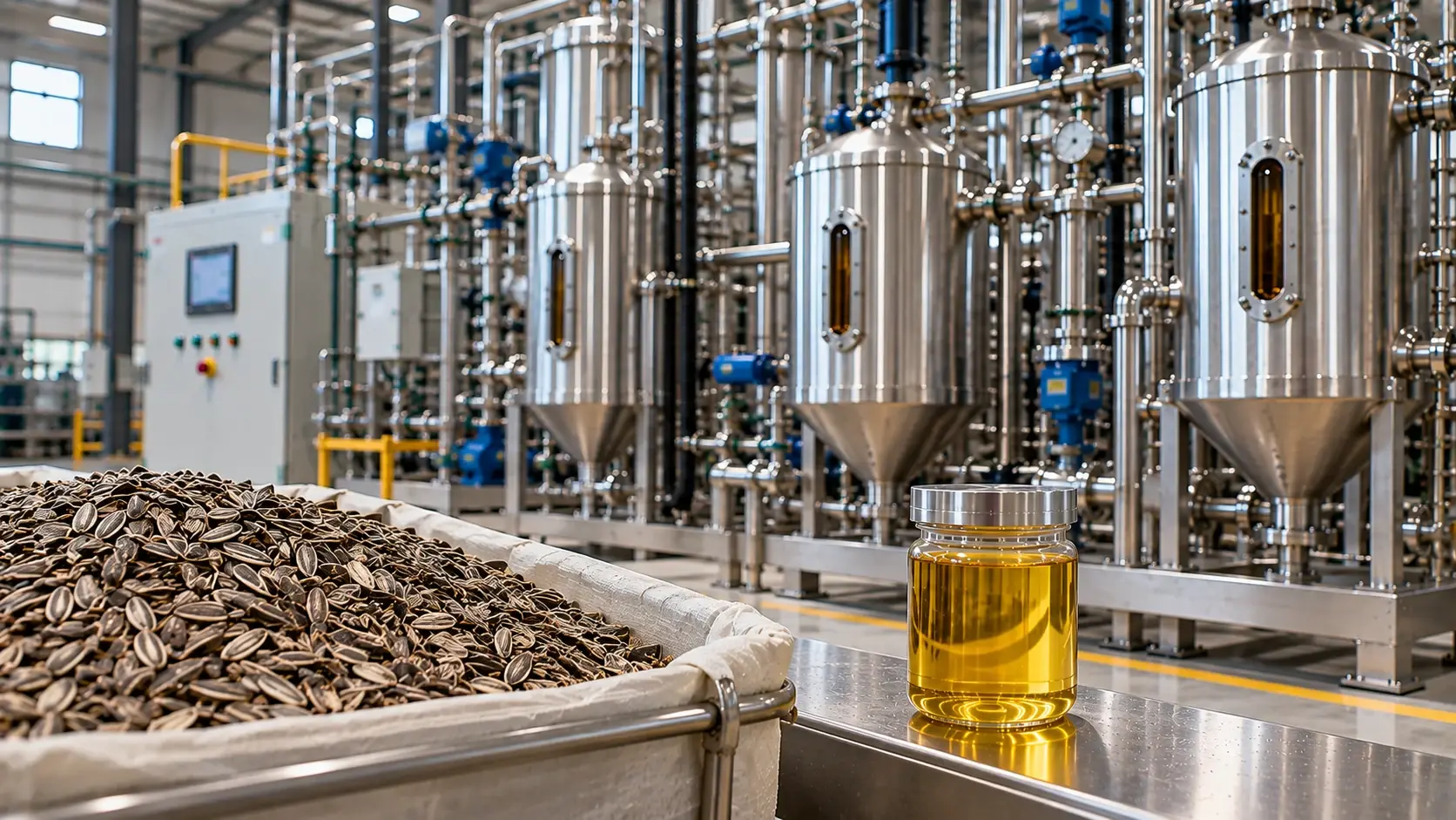 Sunflower Seed Oil (CO₂) CO2 Extraction Plants — Mechotech