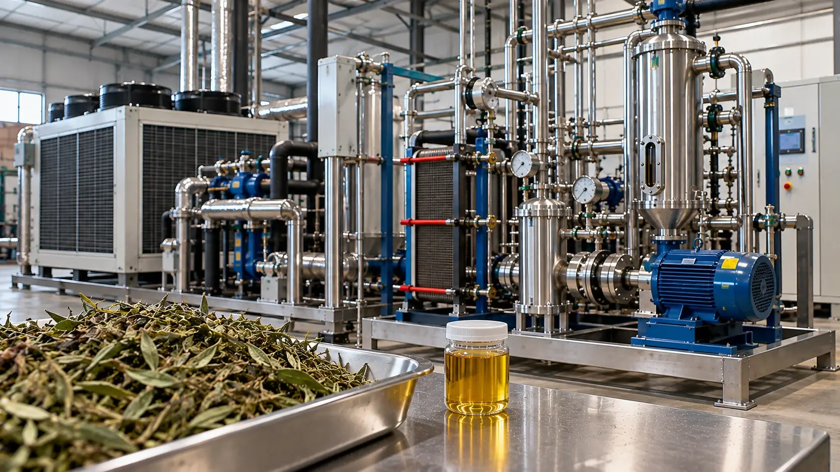 Tea Tree Leaf Terpinen-4-ol (CO₂) CO2 Extraction Plants — Mechotech