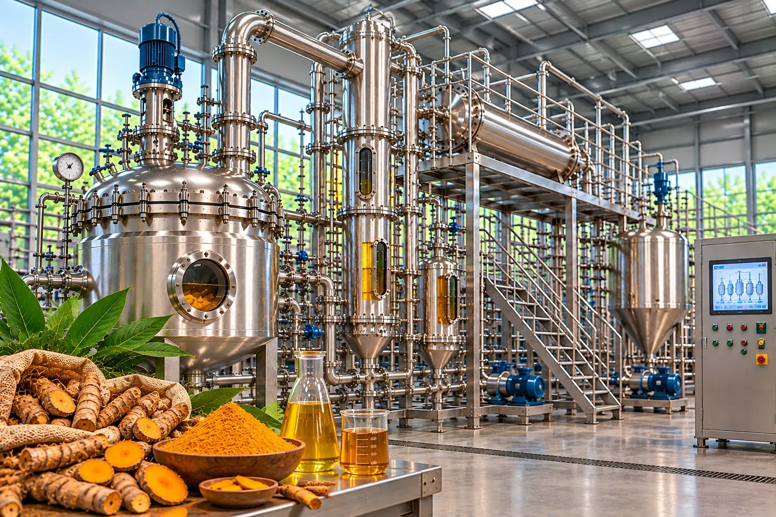 Curcumin Extraction Plant by Mechotech