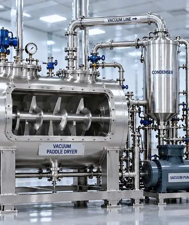 Vacuum Paddle Dryer by Mechotech