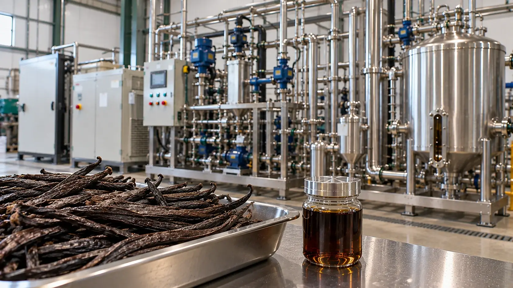 Vanilla Pod Vanillin Oleoresin (CO₂) CO2 Extraction Plants — Mechotech