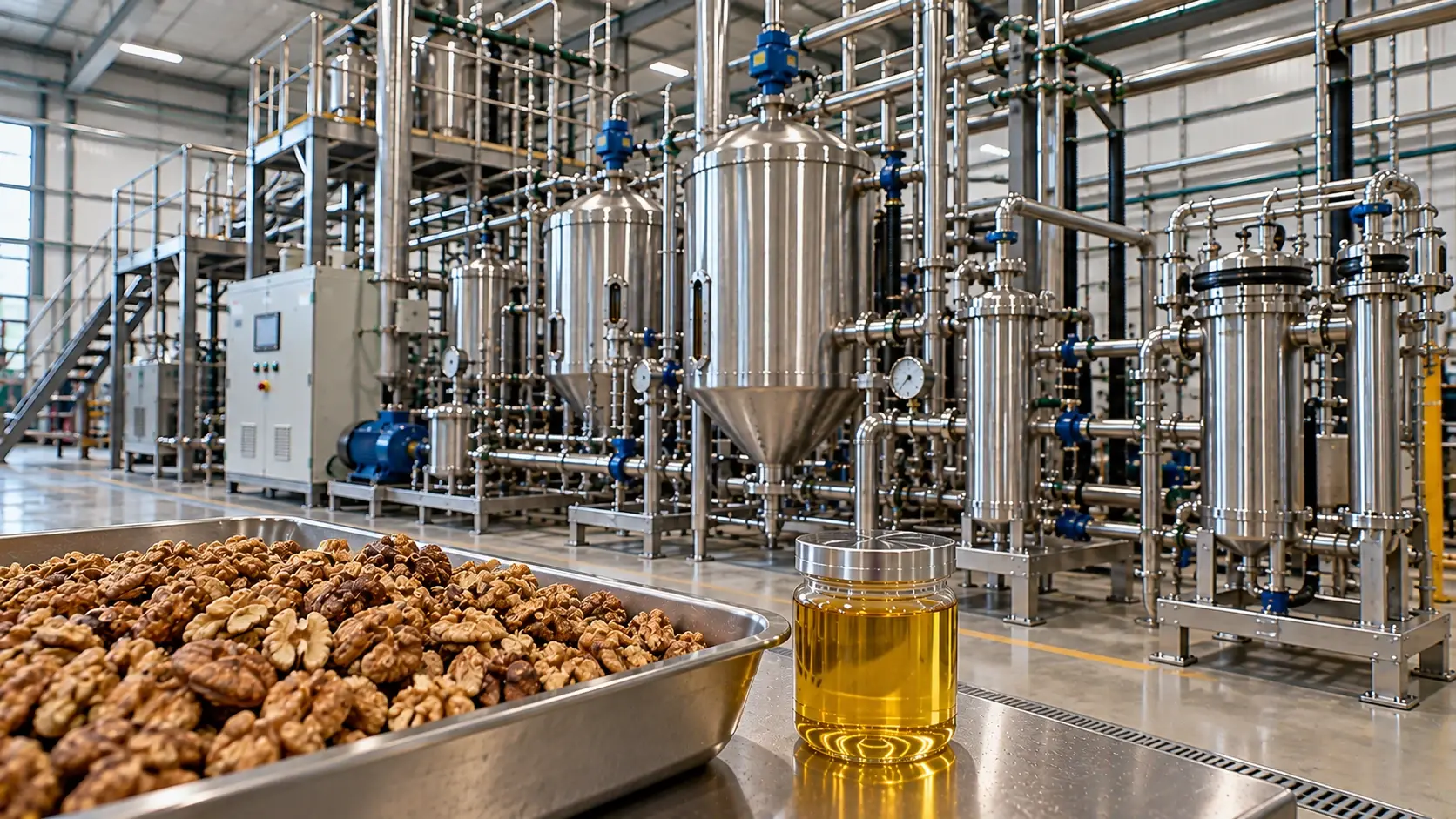 Walnut Oil (CO₂) CO2 Extraction Plants — Mechotech